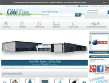Tablet Screenshot of cote-eau.fr